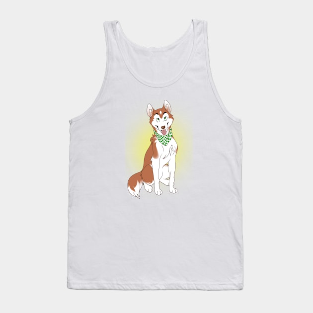 Siberian Husky Tank Top by mariamar